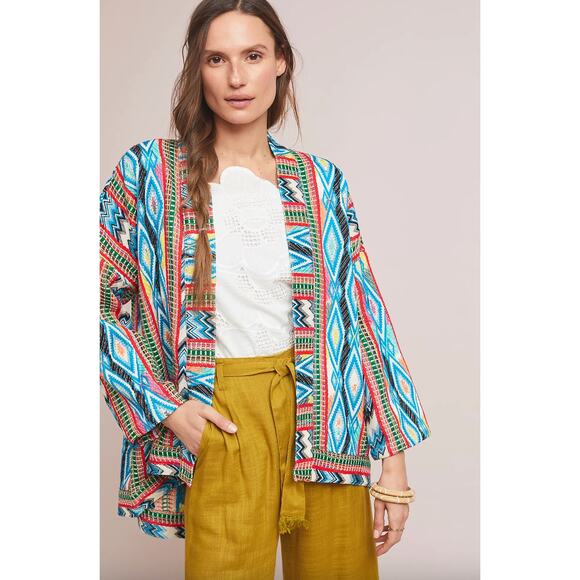 Anthropologie dRA Yolanda Embroidered Jacket - Picture 1 of 9